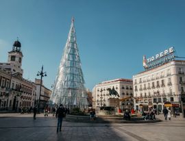 Platz in Madrid